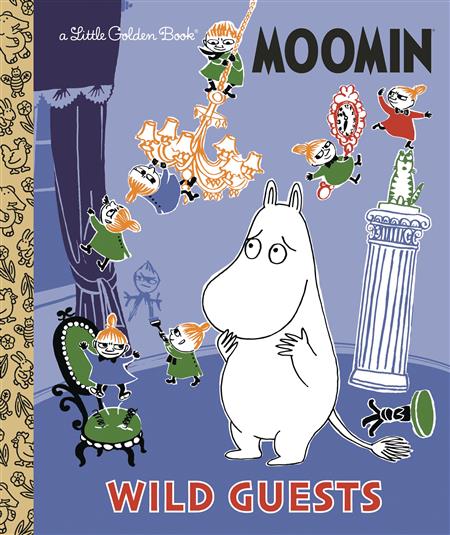 MOOMIN WILD GUESTS LITTLE GOLDEN BOOK HC 