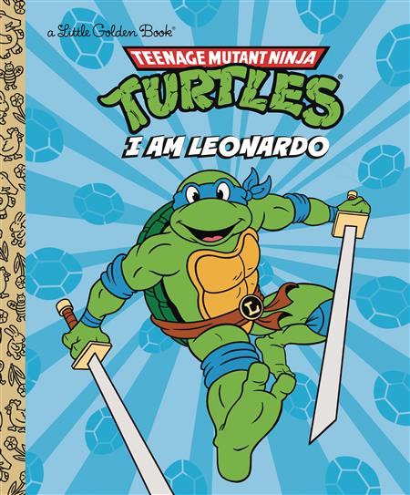 TMNT I AM LEONARDO LITTLE GOLDEN BOOK HC 