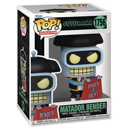 POP TV FUTURAMA S4 BENDER MATADOR VIN FIG 