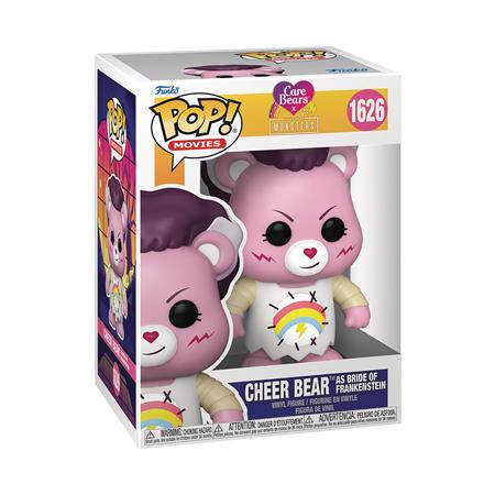 POP UNIVERSAL MONSTERS X CARE BEARS CHEER BEAR BRIDE OF FRANKENSTEIN