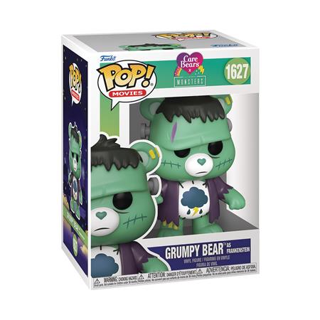 POP UNIVERSAL MONSTERS X CARE BEARS GRUMPY BEAR FRANKENSTEIN