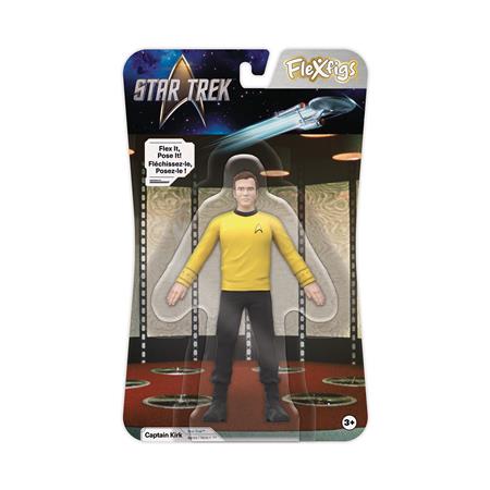 FLEXFIGS STAR TREK CAPTAIN JAMES KIRK (Net) 