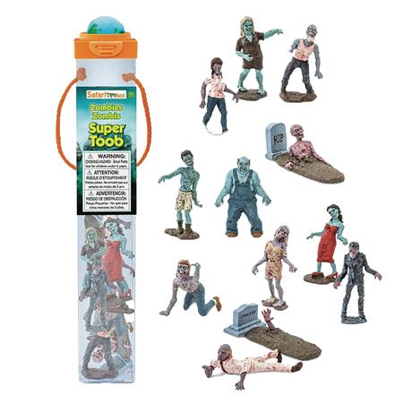 ZOMBIES 12PC FIGURINE TOOB (Net) 