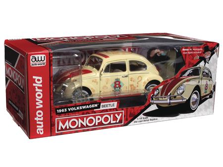 SSM MONOPOLY 63 VOLKSWAGEN BEETLE FREE PARKING 1/18 DIE-CAST (Net)