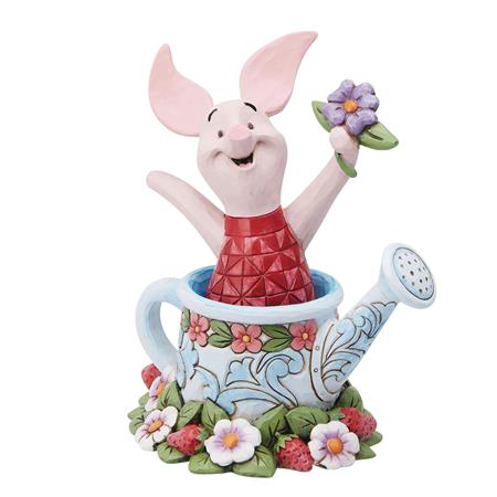 WINNIE THE POOH PIGLET IN WATERING CAN 4.5IN FIGURE (Net) 