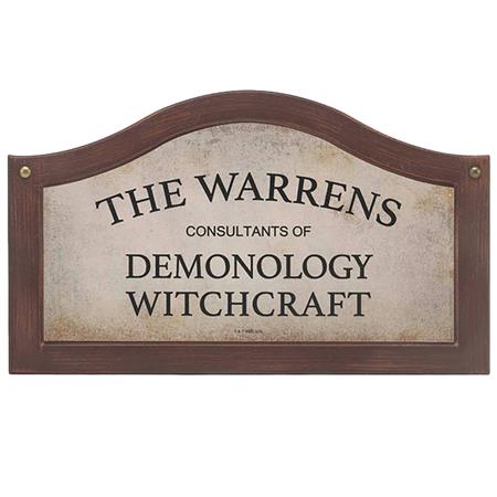 THE CONJURING WARRENS CONSULTANTS 15X9 WOOD SIGN (Net) 