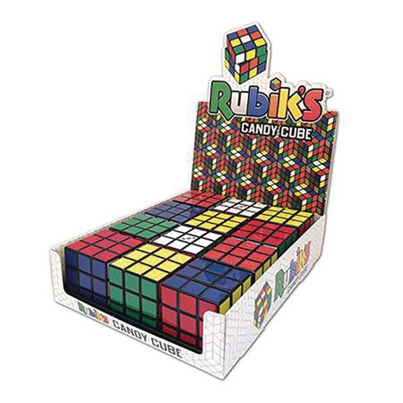 RUBIKS CUBE CANDY TIN 12PC DISPLAY (Net) 