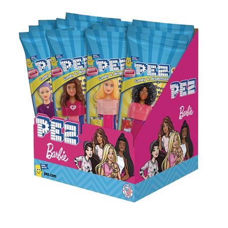 BARBIE PEZ 12PC POLY BAG DISPLAY (Net) 