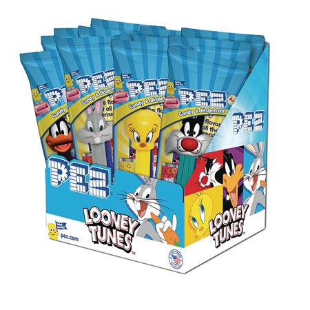 LOONEY TUNES PEZ 12PC POLY BAG DISPLAY (Net) 