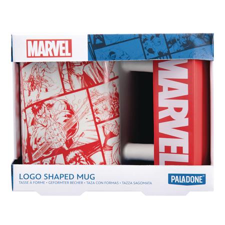 MARVEL LOGO SHAPED MUG (Net) 