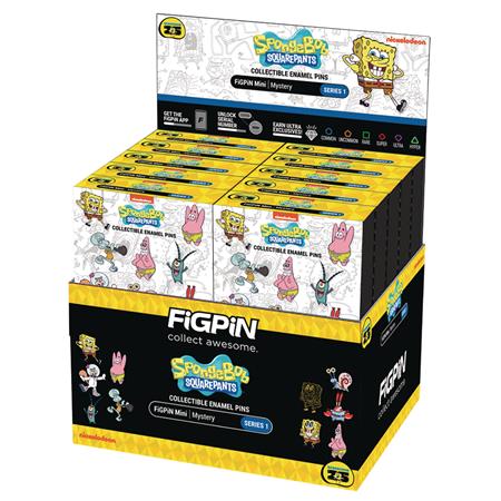 FIGPIN SPONGEBOB SQUAREPANTS MYSTERY MINI PIN BMB DIS (Net)