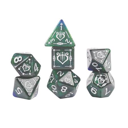 D&D ADVENTURE DICE BARD BLUE 