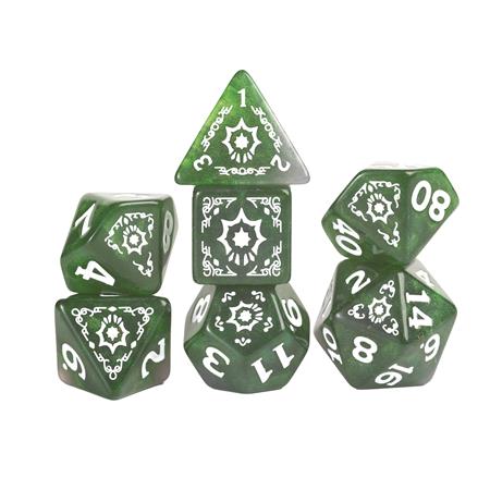 D&D ADVENTURE DICE CLERIC GREEN 