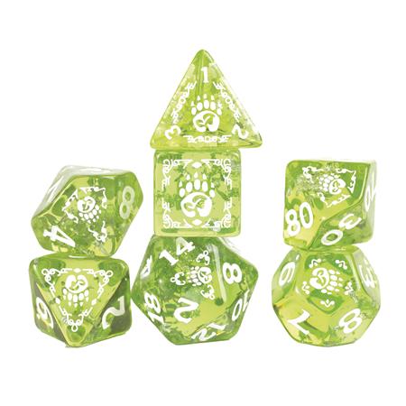 D&D ADVENTURE DICE DRUID GREEN 