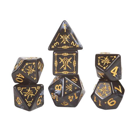 D&D ADVENTURE DICE ROGUE BLACK 