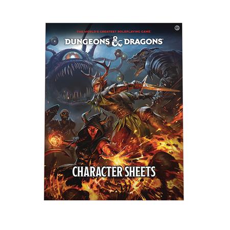 D&D RPG CHARACTER SHEETS (2024) 