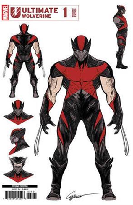 ULTIMATE WOLVERINE #1 2ND PTG 25 COPY INCV CAPPUCCIO DESIGN