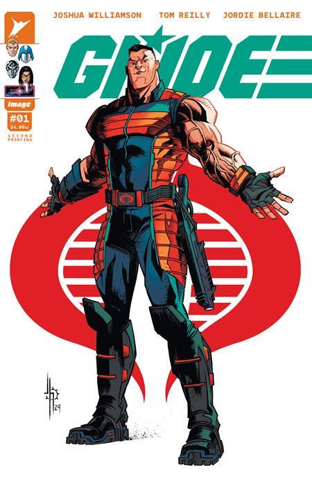 GI JOE #1 Second Printing Cvr B Jason Howard Cobra Var