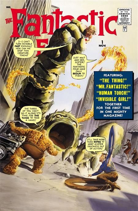 FANTASTIC FOUR FACSIMILE ED #1 ALEX ROSS VAR (NEW PTG)