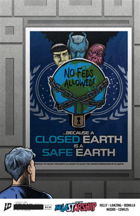 STAR TREK THE LAST STARSHIP #4 VARIANT B (LENDL)