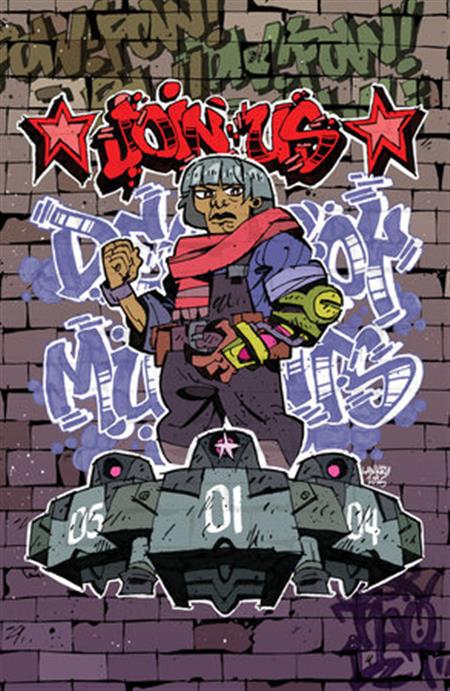 TALES OF THE TEENAGE MUTANT NINJA TURTLES #3 VARIANT RI 1:25 (LANKRY MURAL FULL ART)