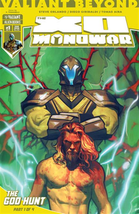 VALIANT BEYOND THE X-O MANOWAR #5 THE GOD HUNT #1 COVER A (TOMASELLI)