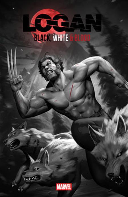 LOGAN BLACK WHITE & BLOOD #1 1:25 WOO-CHUL LEE VARIANT