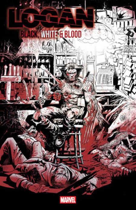 LOGAN BLACK WHITE & BLOOD #1 ADAM KUBERT VARIANT