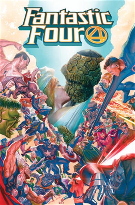 FANTASTIC FOUR BY DAN SLOTT OMNIBUS HC VOL 01 ALEX ROSS COVER [DM ONLY]