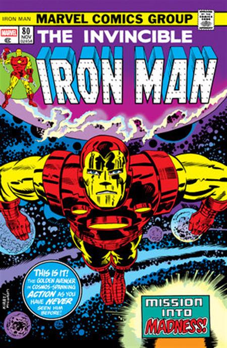 THE INVINCIBLE IRON MAN OMNIBUS HC VOL 04 JACK KIRBY COVER [DM ONLY]