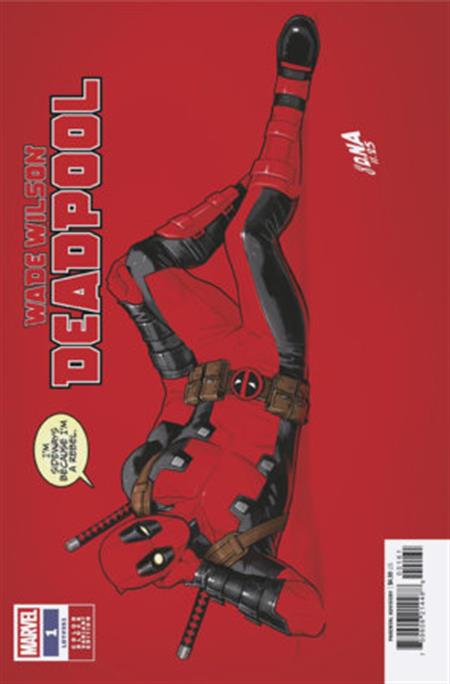 WADE WILSON DEADPOOL #1 DAVID NAKAYAMA COLOR BLOCK RED VARIANT