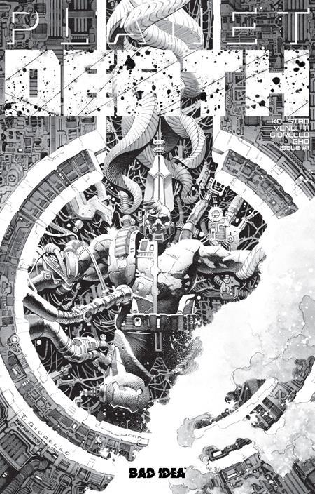 PLANET DEATH PLANET SIZED EDITION #1  CVR B B&W TOMAS GIORELLO VAR