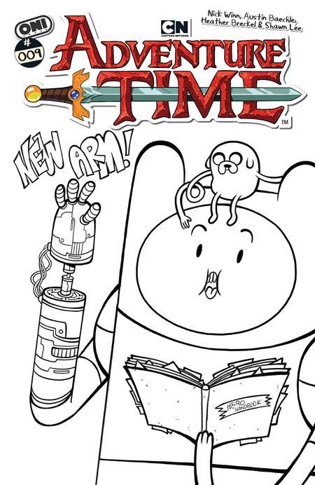ADVENTURE TIME (2025) #9 CVR F INC 1:50 NICK WINN B&W VAR