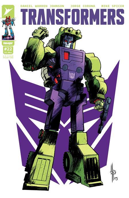 TRANSFORMERS #22 2ND PTG CVR A JASON HOWARD DECEPTICON CVR