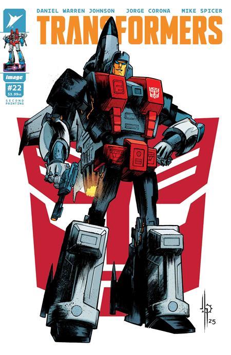 TRANSFORMERS #22 2ND PTG CVR B JASON HOWARD AUTOBOT VAR