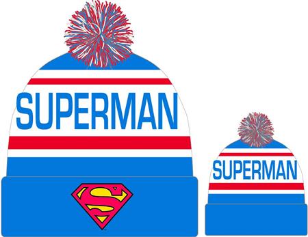 DC HEROES SUPERMAN BIGGEST FAN KNIT CAP (C: 1-1-2)