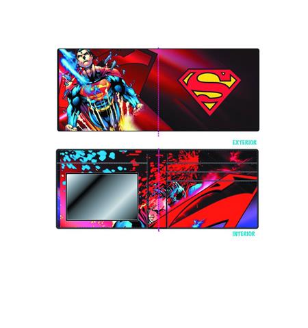 SUPERMAN SUBLIMATED BIFOLD WALLET WITH 3D EMBROIDERY (C: 1-1