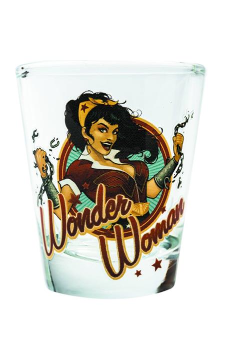 TOON TUMBLERS DC BOMBSHELLS WONDER WOMAN MINI GLASS (C: 1-1-