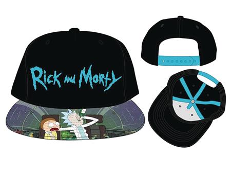 RICK AND MORTY SNAP BACK HAT W/ SUBLIMATED BILL (C: 1-0-2)