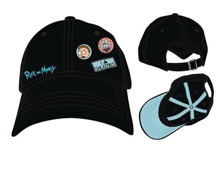 RICK AND MORTY CAP WITH PINS (C: 1-0-2)