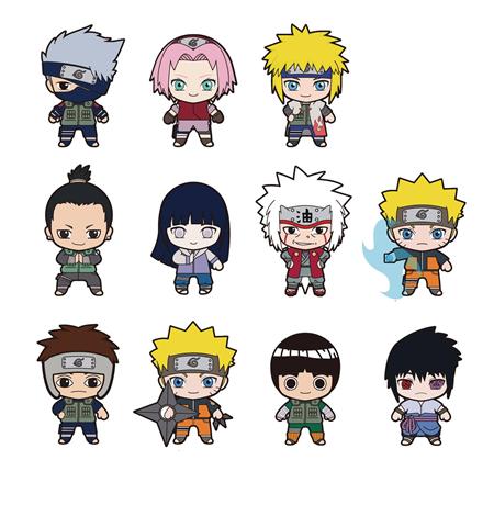 NARUTO SHIPPUDEN LASER CUT FIGURAL KEYRING 24PC BMB DS (C: 1