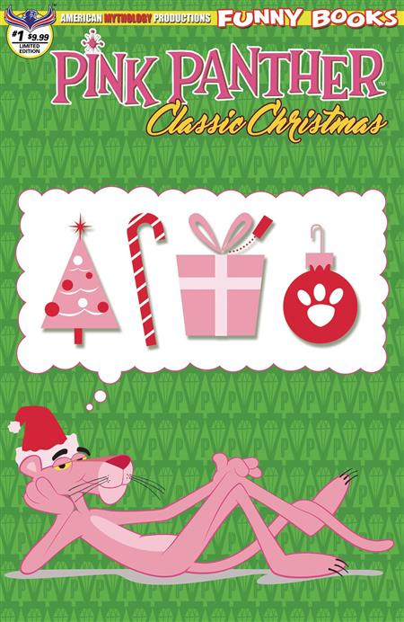 PINK PANTHER CLASSIC CHRISTMAS #1 LTD ED RETRO ANIMATION CVR