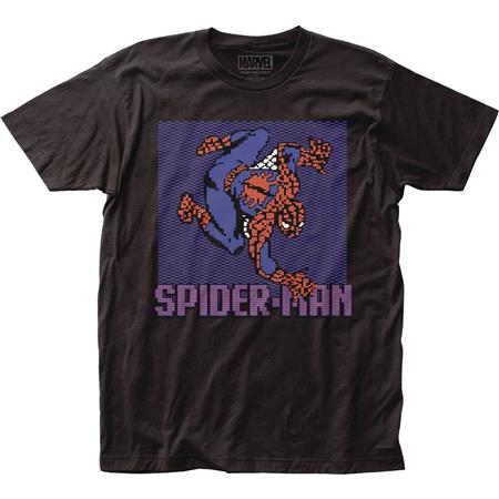 MARVEL SPIDER-MAN 8BIT CRAWLER T/S LG (C: 1-1-2)