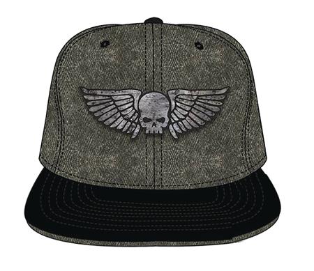 WARHAMMER TARNISHED SILVER LOGO SNAP-BACK CAP (C: 1-1-2)