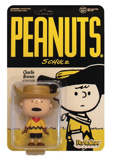 PEANUTS COWBOY CHARLIE BROWN REACTION FIGURE (Net) (C: 1-1-2