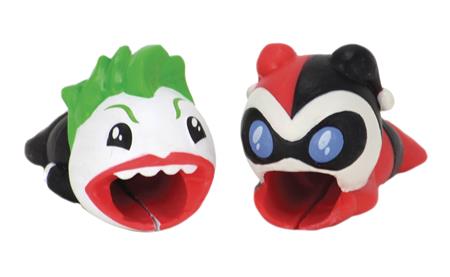 DC HEROES JOKER & HARLEY QUINN MINI-SCALERS CABLE COVERS 2PK