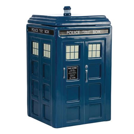 DOCTOR WHO THIRTEENTH DOCTOR TARDIS FIGURAL COOKIE JAR