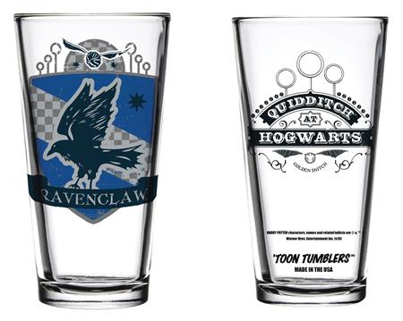 TOON TUMBLERS HARRY POTTER QUIDDITCH RAVENCLAW GLASS (C: 1-1