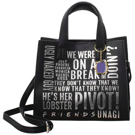 FRIENDS QUOTES MINI TOTE HANDBAG (C: 1-1-2)