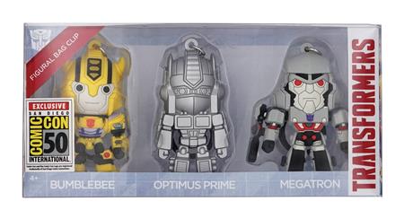 TRANSFORMERS CON EXCLUSIVE 3D FOAM BAG CLIP 4PC SET (C: 1-1-